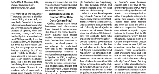 PODCAST: What does it take to be an entrepreneur in Quebec?