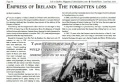 Empress of Ireland: La perte inconnue